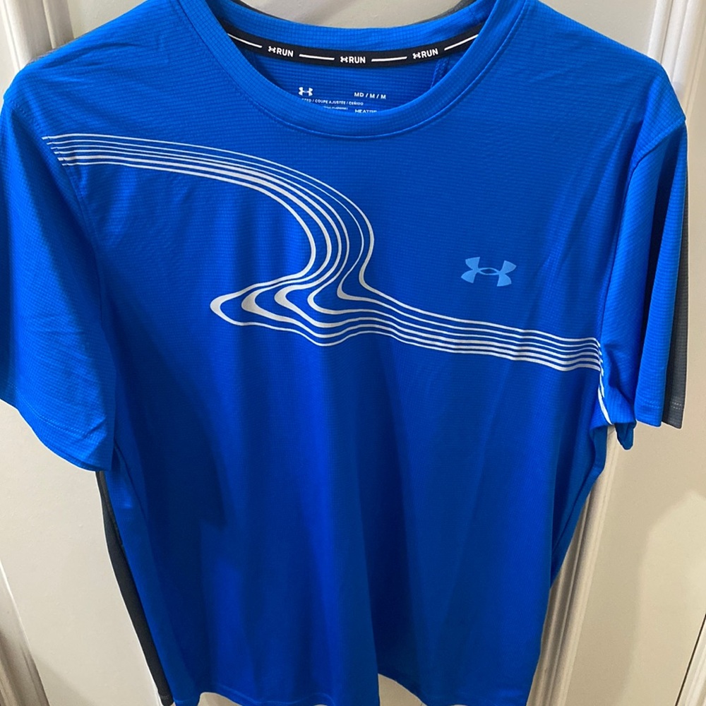 Under Armor- two dri fit running shirts